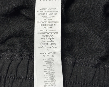Alo Black Cotton-Blend Athletic Shorts