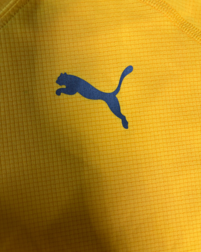 Puma Orange Men's Athletic Performance T-Shirt