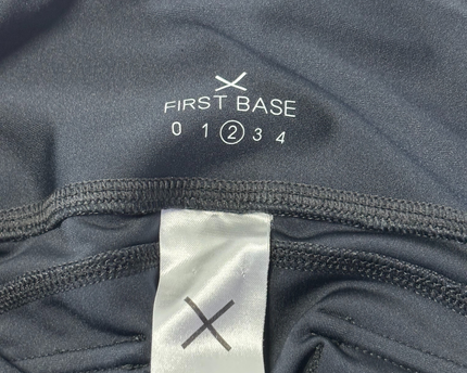 First Base Black Cargo Pocket Active Leggings