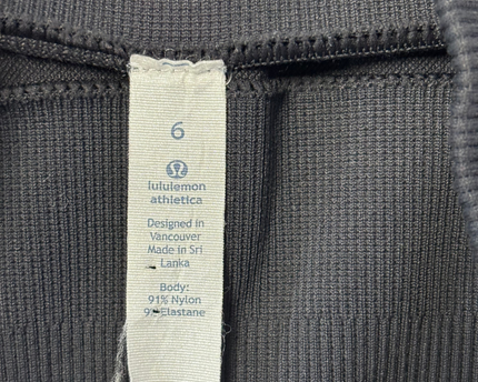 Lululemon Black Seamless Textured Capri Leggings