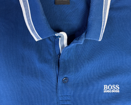 Hugo Boss Blue Regular Fit Polo Shirt