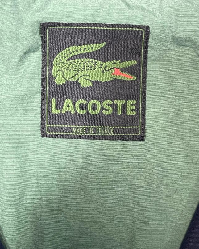 Lacoste Navy Vintage Harrington Bomber Jacket