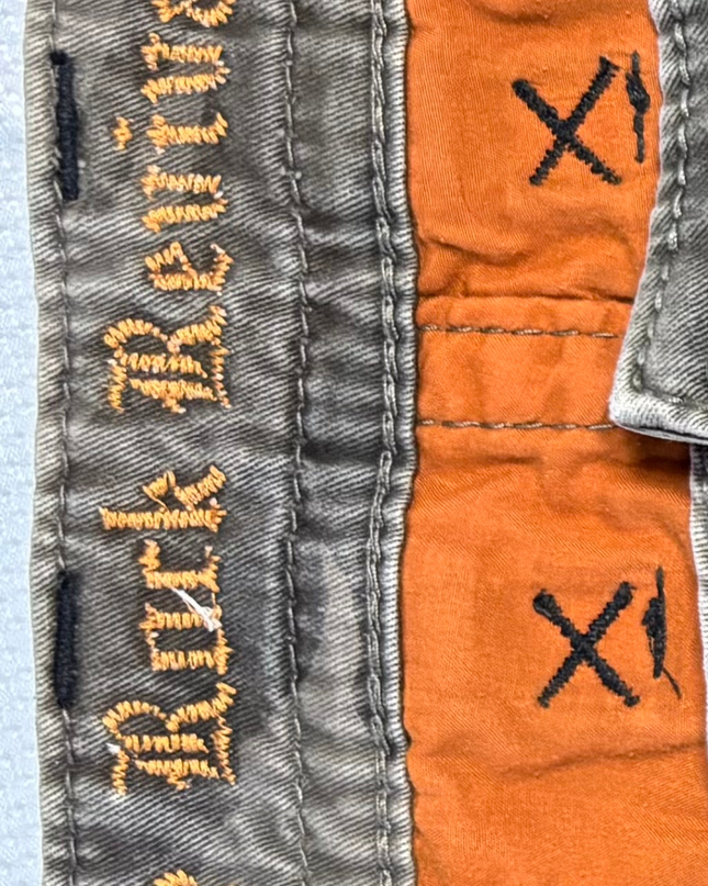 Rock Revival Men's Camo Cargo Shorts with Fleur-de-lis Accents