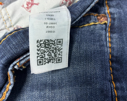 True Religion Blue Geno Relaxed Slim Fit Jeans