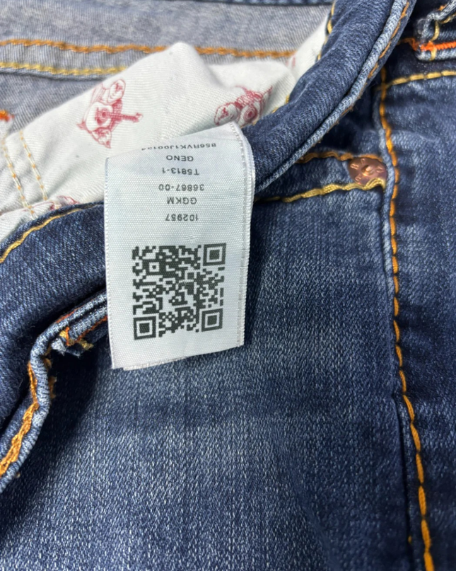 True Religion Blue Geno Relaxed Slim Fit Jeans