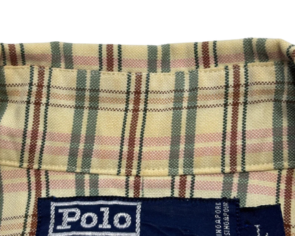 Polo by Ralph Lauren Multicolor Plaid Cotton Button-Down Shirt