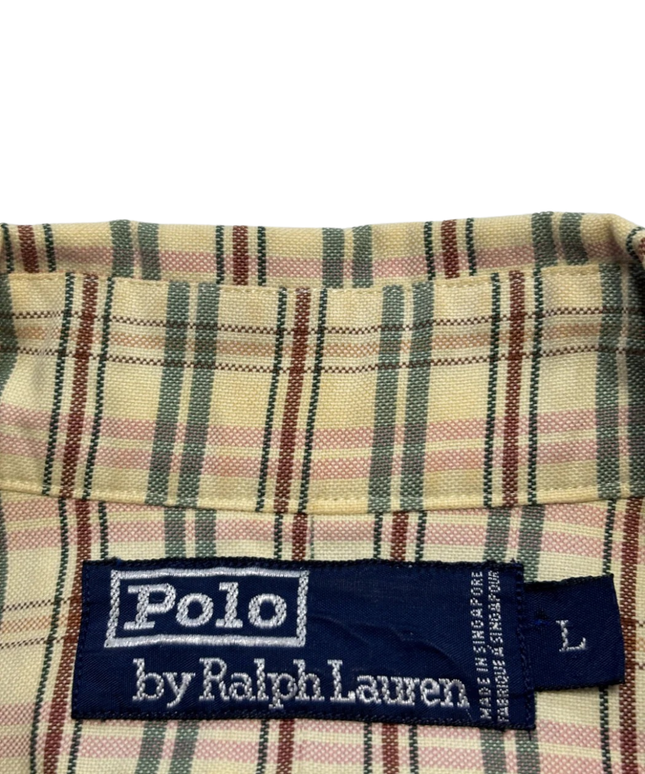 Polo by Ralph Lauren Multicolor Plaid Cotton Button-Down Shirt
