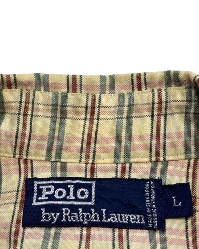 Polo by Ralph Lauren Multicolor Plaid Cotton Button-Down Shirt