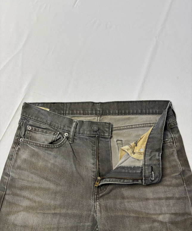 Levi's Grey Straight Leg Denim Jeans