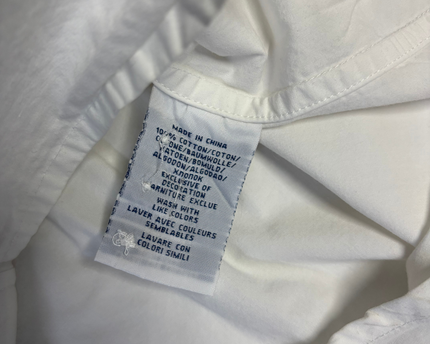 Polo Ralph Lauren White Slim Fit Long Sleeve Button-Down Shirt