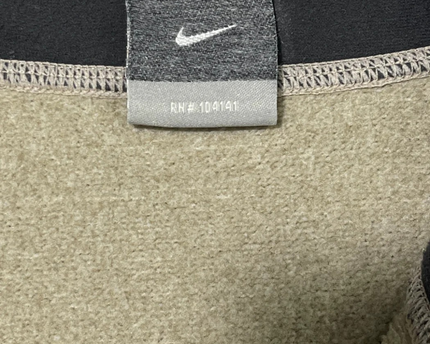 Nike ACG Beige 1/4 Zip Textured Fleece Sweater
