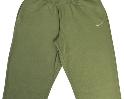 Nike Olive Green Relaxed Fit Fleece Joggers