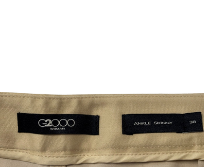 G2000 Beige Ankle Skinny Trousers
