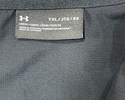 Under Armour Black Hooded Windbreaker Jacket