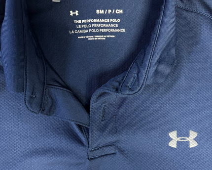 Under Armour Navy Blue Performance Sports Polo
