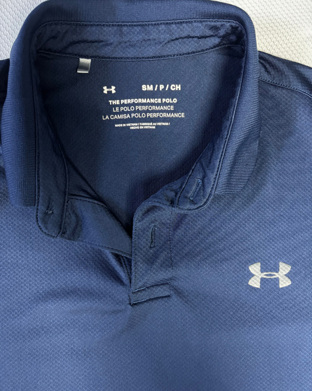 Under Armour Navy Blue Performance Sports Polo