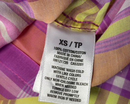 Aeropostale Multicolor Plaid Button-Down Shirt