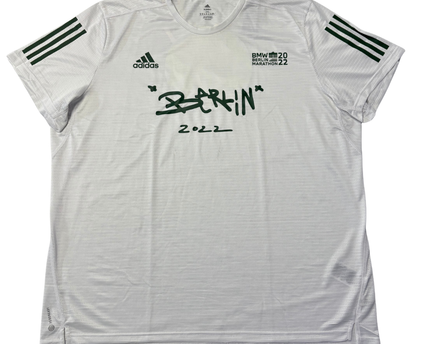Adidas White BMW Berlin Marathon 2022 Performance Running T-Shirt | With Tags