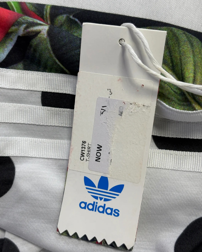 Adidas Multicolor Polka Dot & Tropical Toucan T-Shirt W/Tags