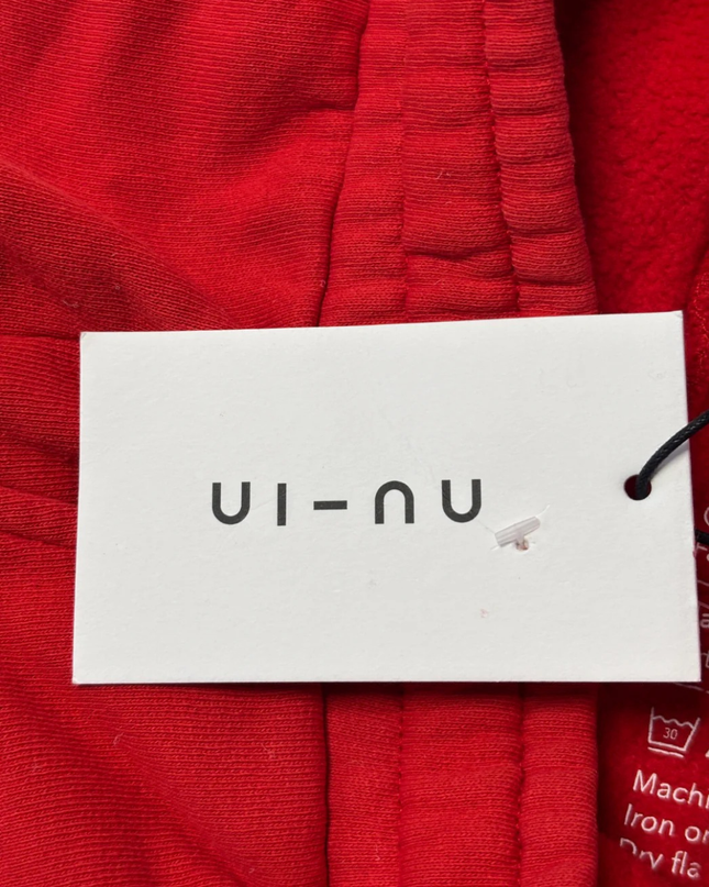 nu-in Red Sustainable Cotton Sweat Shorts W/Tags