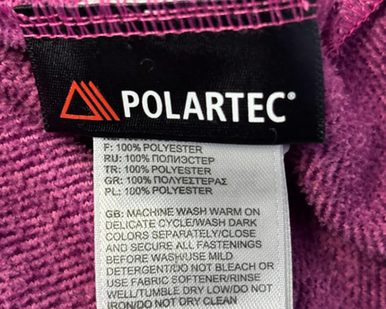 The North Face Magenta Polartec Quarter-Zip Fleece Pullover
