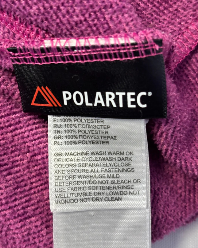 The North Face Magenta Polartec Quarter-Zip Fleece Pullover
