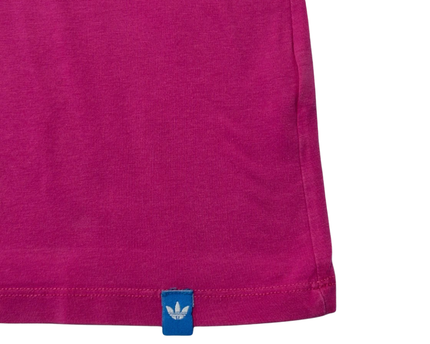 Adidas Pink Trefoil Ribbon Graphic Tee