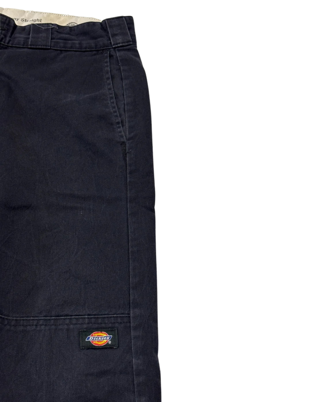 Dickies Black Skinny Straight Double Knee Work Pants