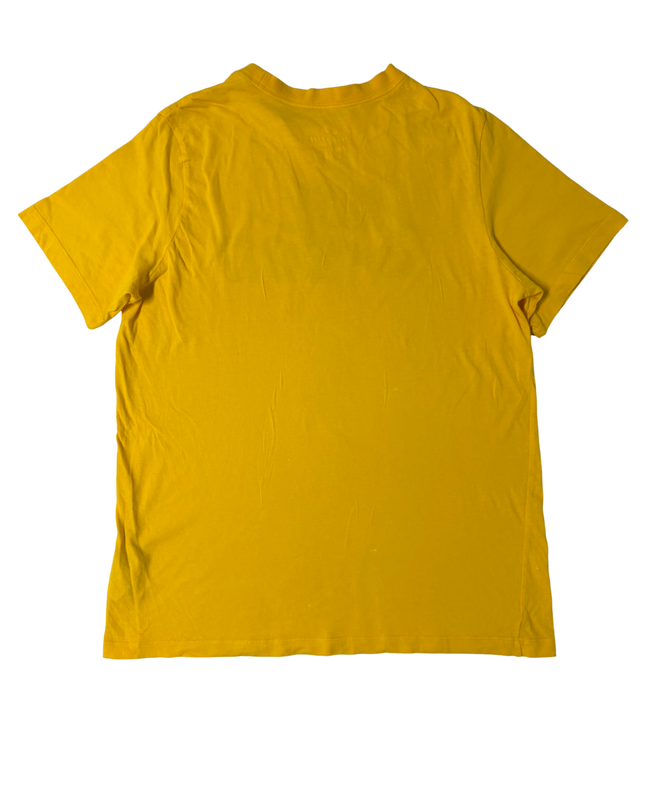 Nike Just Do It Yellow Graphic Swoosh T-Shirt - M
