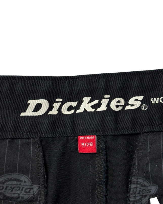 Dickies Black Worker Crop Roll Pants