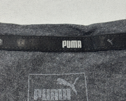 Puma Dark Grey Graphic Logo T-Shirt