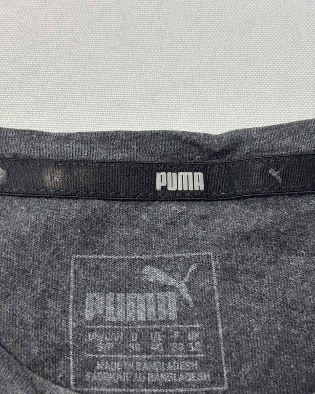 Puma Dark Grey Graphic Logo T-Shirt