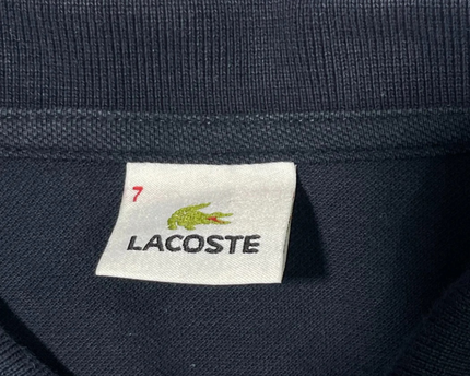 Lacoste Navy Blue Long Sleeve Piqué Polo Shirt