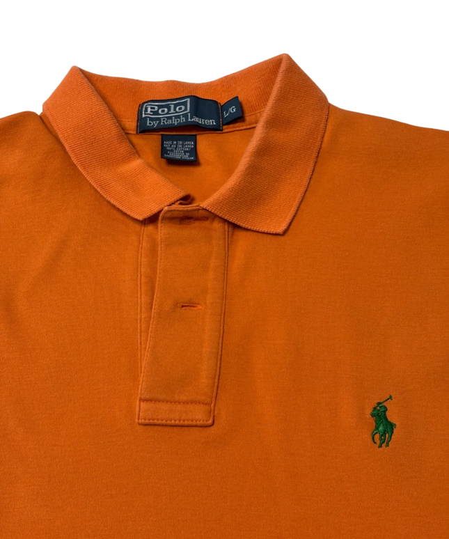 Polo by Ralph Lauren Men's Orange Classic Fit Polo Shirt