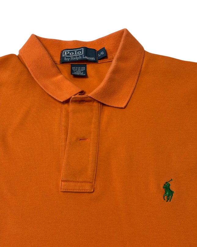 Polo by Ralph Lauren Men's Orange Classic Fit Polo Shirt