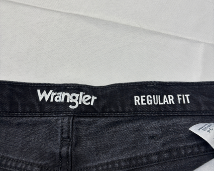 Wrangler Black Regular Fit Jeans