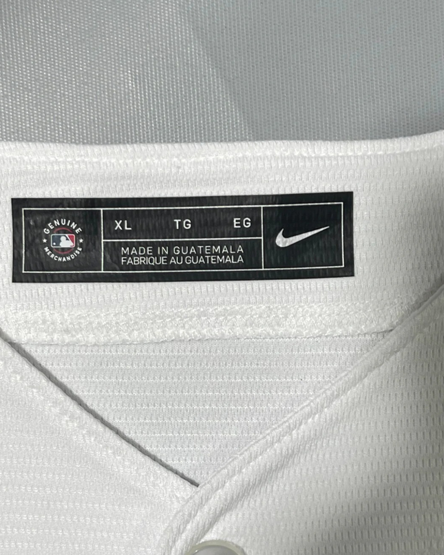 Nike White Los Angeles Dodgers SABAQUIE 14 Baseball Jersey