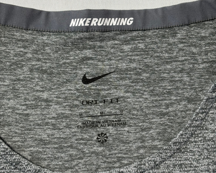 Nike Grey Dri-FIT Running Sports T-Shirt