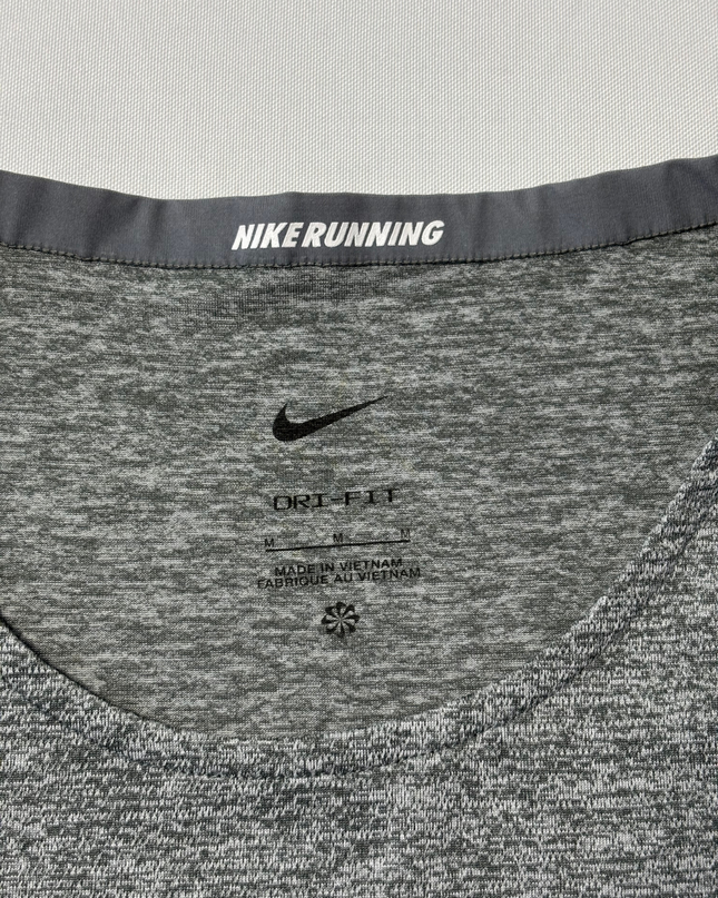Nike Grey Dri-FIT Running Sports T-Shirt