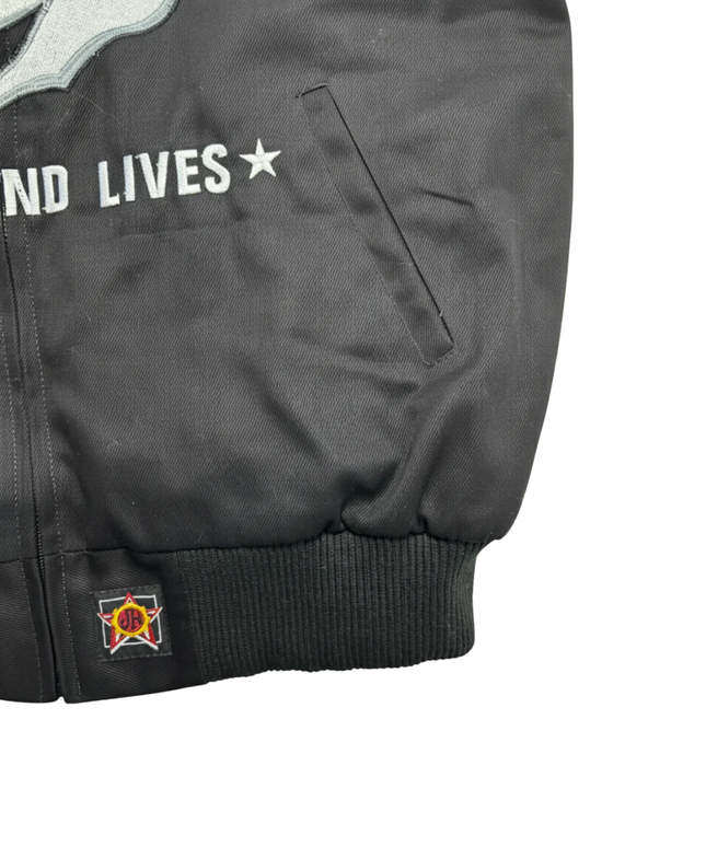 Reworked Black Ford Mustang NASCAR Racing Jacket