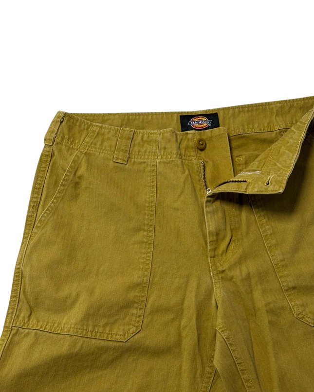 Dickies Mustard Herringbone Fatigue Utility Pants
