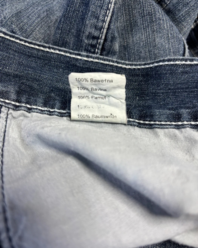 Etnies Blue Baggy Skater Denim Shorts