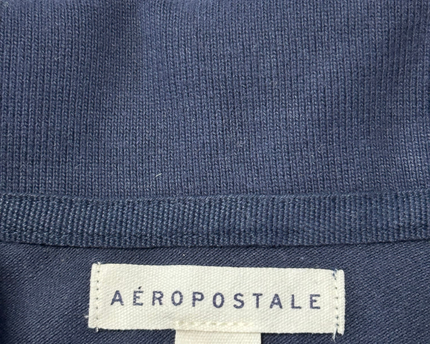 Aeropostale Navy Blue Short Sleeve Polo Shirt