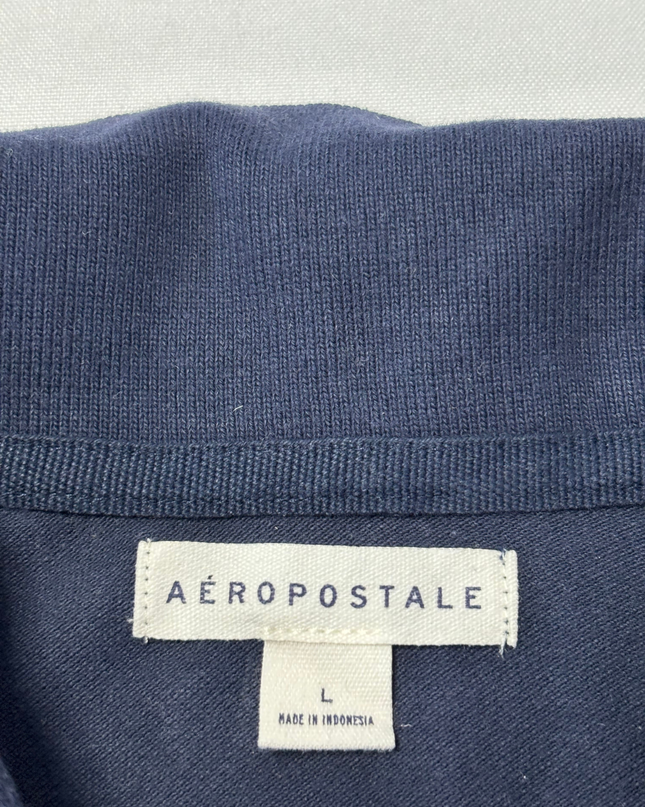 Aeropostale Navy Blue Short Sleeve Polo Shirt