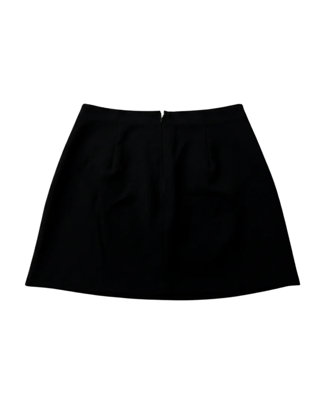 H&M Classic Black A-Line Mini Skirt
