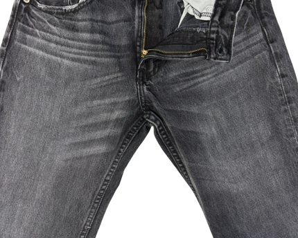 Levi's Black Faded Straight Leg Jeans