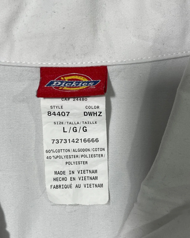 Dickies White Professional 3/4 Sleeve Coat