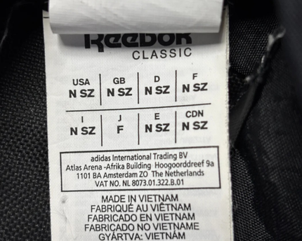 Reebok Black Graphic Crossbody Bag