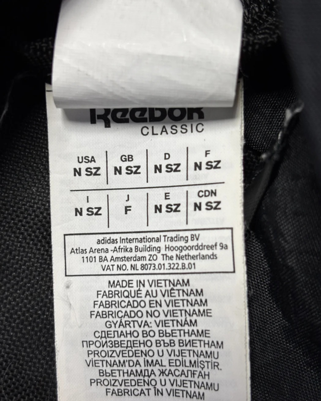 Reebok Black Graphic Crossbody Bag