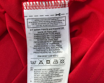 Adidas Red Toronto FC Soccer Jersey